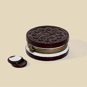 Midwest of Cannon Falls Oreo Porcelain Hinged Box w/Trinket